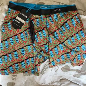Stance Men’s Boxer Briefs NWT Creature Xmas LARGE